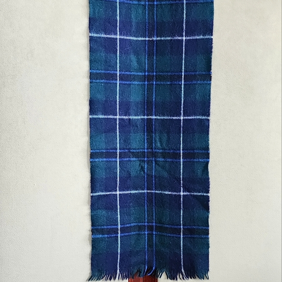 Vintage Glentana Douglas Tartan Wool Scarf - Picture 5 of 8